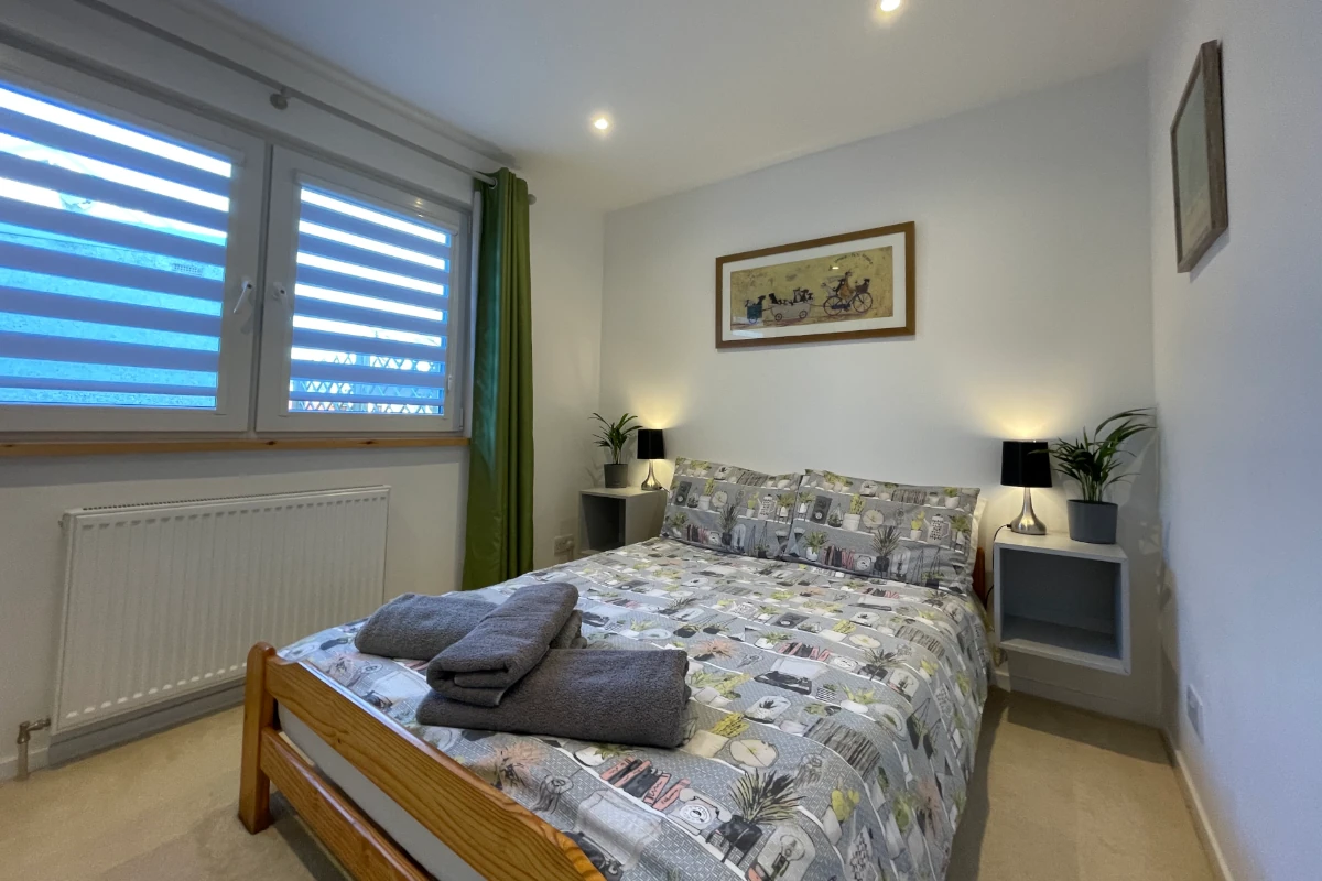 Double bedroom at Blarmore Bungalow