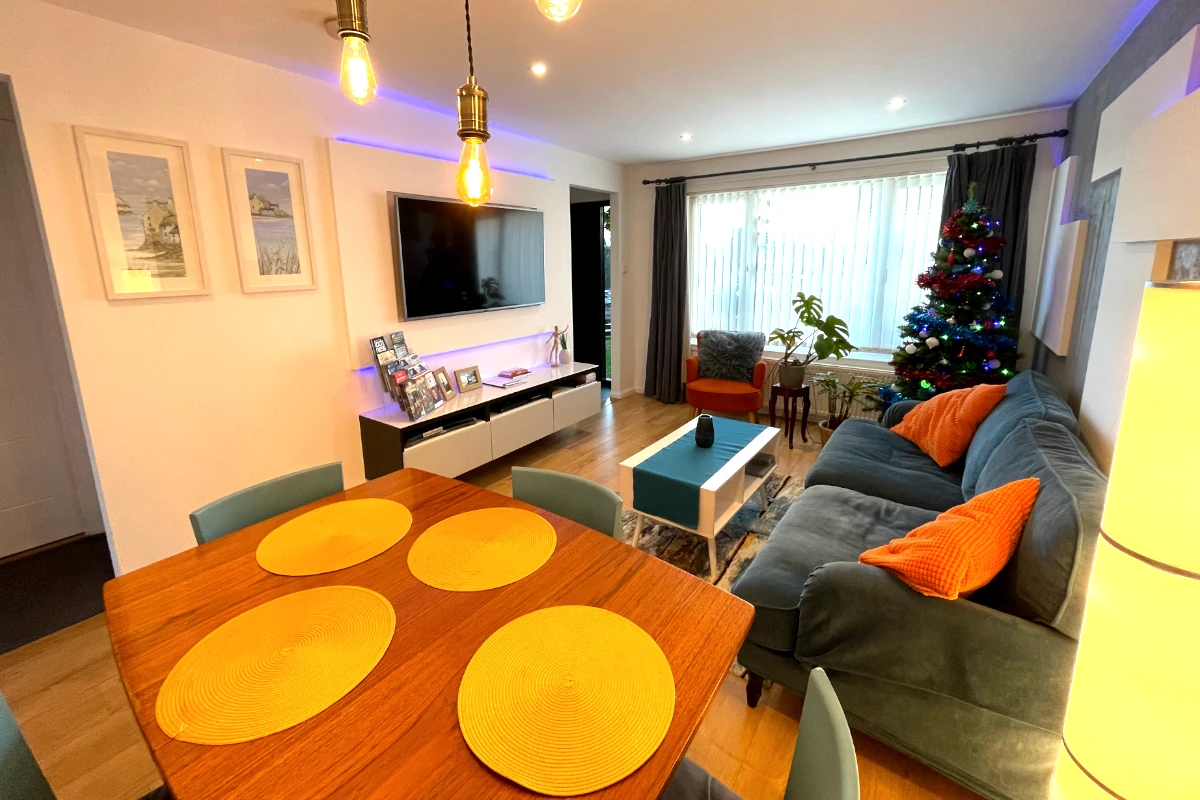 Living area at Blarmore Bungalow
